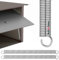 KOTARBAU® 2er Set Garagentor Feder Draht 570 mm Torsionsfeder Feder Garagentor Zugfeder Garagentor