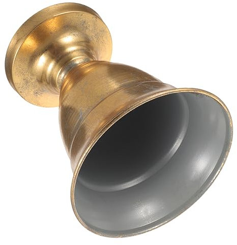 KONTONTY Trophée Cup Vintage Métal Pot De Fleurs Élégant pour Plantes Intérieures Et Décoration De Balcon Doré