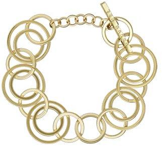 Ted Baker Hulie Multi Hoop Adjustable Bracelet For Women (Gold)