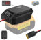 18V to12V Step Down Converter for Dewalt 20V Battery, Power Connector for Car Appliances,DIY Charger Buck Converter Power Station,Cigarette Lighter Adapter Buck Adapter for Car Refrigerator