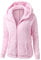 HAOLEI 2024 Offerte Della Settimana Giacca in Pile Donna Fine Fleece Warm con Zip Offerte Cappotto Sherpa Teddy Giacca Sci Felpa con Cappuccio in Peluche Fronte-retro con Cerniera Cappotto Calda Ampia