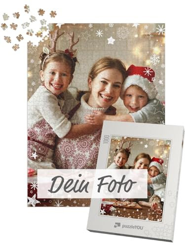 Fotopuzzle 1000 Teile - Puzzle selbst gestalten - Design Weihnachten Weihnachtsgefunkel - puzzleYOU Puzzle personalisiert mit eigenem Bild erstellen - Hochformat