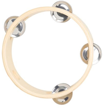 ifundom Percussion Glocke Ring Percussion Instrument Musikinstrument Percussion Tamburin Spielzeug Lustige Spielzeuge Handglocken Instrument Party Glocke Glocken Spielzeug Musik