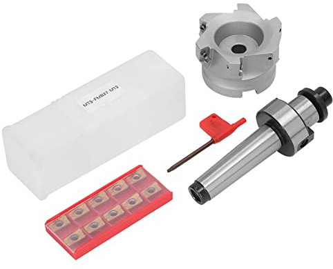 ANKROYU Set frese per spianatura, set porta frese per spianatura 40CR, set porta frese resistente alla temperatura con inserti per rinforzare le parti della fresatrice