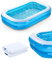 Inflatable Ground Paddling Pool for Kids and Adults - 78.7 x 59 x 19.7 Outdoor Indoor Swimming Pool Toy for Backyard, Garden, and Party Use
