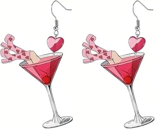 XFSRG Ohrringe Silber 925 Cocktail Design – Trendige Schmuckstücke für Frauen – Festival Accessoire und Party Look