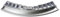 Aqkhougty Washing Machine Door Handle，compatible for Siemens WD7125 WD7005 WD7205 Door Handle Replacement 5500000126,Easy Installation(Silver)