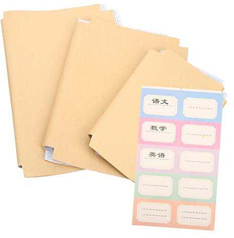 MINAOLULUS 30blätter Selbstklebendes Kraftpapier Für Buchumschläge Buchumschlagpapier Für Allgemeine Bücher Hefte Und Dokumente Schützt Vor Knicken Und Beschädigungen