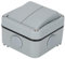 ibasenice Interruptor de pared impermeable Pared del botón de la puerta del garaje interruptor de luz de jardín al aire interruptor de luz de plástico abdominales Dark Grey