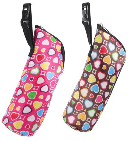 Milisten 2piezas Bolsa Térmica para Biberón De Unidades Bolsa Isotérmica Portátil para Leche y Bebida Diseño Resistente Asa Práctica para Paseo y Viaje