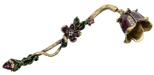 SHINEOFI Estintore per Candele in Vintage Aromaterapia Strumento Accessorio per Candele Profumate di Varie Dimensioni Design Decorativo con Fiore Decorazioni Natalizie