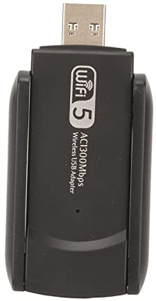 Acouto Professioneller USB-WiFi-Adapter, 1200 M, 2,4 G, 5,8 G, Dualband-Gigabit-Laptop-Netzwerkkarte für Desktop-Computer mit Realtek-Netzwerk und Einer Hohen RTL8812BU-Leistung von 1200 Mbit/s