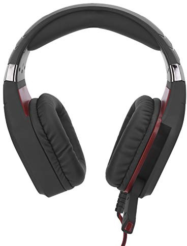 BONKZEBU 3.5mm Headphone with Microphone Computer LED Light-Up Headset, Anti-Static Earphone for Gaming Equipment