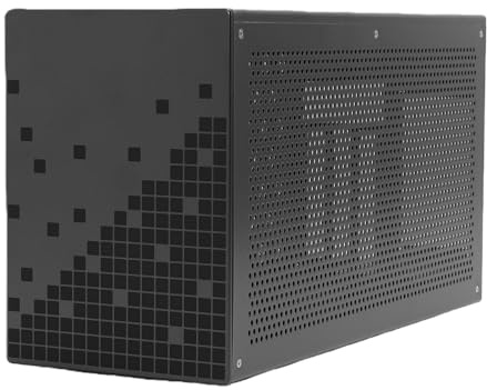 YUEHISY Châssis D'extension Thunderbolt 3, Boîtier Externe PCIe X16 40 Gbit/s avec Charge Rapide 60 W, Alliage D'aluminium pour Graphiques D'ordinateur Portable