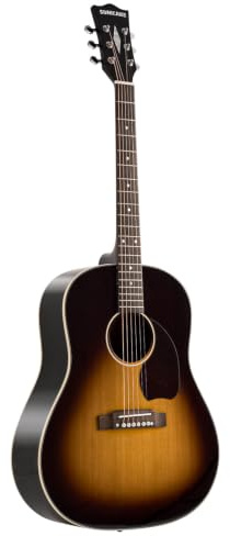 SONICAKE 41 Akustikgitarre mit massiver Fichtendecke, Mahagoni | Sunburst-Finish Ideal für Anfänger, Live-Auftritte & Übung QGT-21