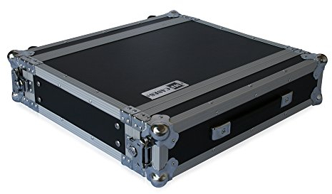 Effektrack 35cm, 2HE Flightcase mit Butterfly Verschluss