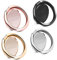Rngeo Fingerring Ständer Set, 4 Stück Universal Dünn 360 Grad Rotation Telefon Ringe Kompatibel mit iPhone, Android & Andere Smartphones (4 Packungen Rosegold, Gold, Grau, Silber & Schwarz)