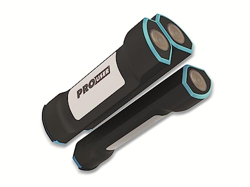 Pro User Multi-Funktions-Lampe mit integrierter Powerbank: 3er Set mit Magnet zum Zusammenstecken, ideal als Lampe zum Camping – mit integriertem Akku mit je 2500mAh, keine extra Batterie nötig