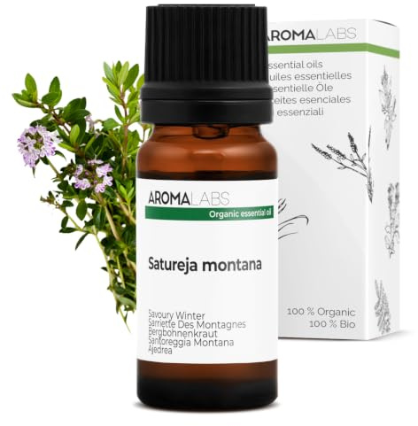 Bio - Savoury Winter Essential Oil - 10mL - 100% Pure, Natural, Chemotyped and AB Certified - AROMA LABS (French Brand)