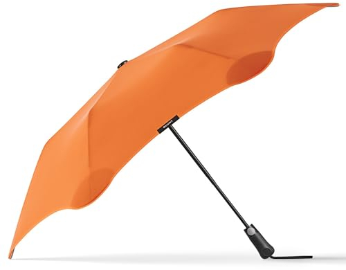 Blunt Metro 2.0 Taschenschirm Regenschirm orange | kompakt & sturmfest – 100 cm Ø | Innovatives & patentiertes Design – getestet im Windkanal