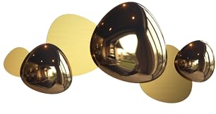 Maytoni Moderne Wandleuchte Jack-stone LED incl. Gold aus Metall, Edelstahl Energieeffizient 13W für Küche, Schlafzimmer, Wohnzimmer, Esszimmer, Lobby