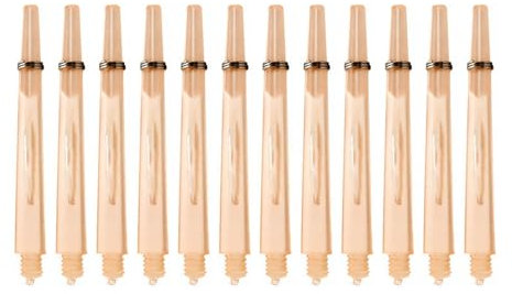 SOUTHJIELING Dart-Schäfte aus Kunststoff, transparent, mit Edelstahlringen, 2BA, 4,5 mm Schraubgewinde, einfache Handhabung, 12 Stück