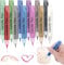Candle Pens Wax Pens for Candle Painting, Create Your Own Baptism Candle, Candle Wax Pens for Decorating and Painting Candles DIY Candle Making (12 Colours Glitter)