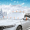 Frontscheibenabdeckung Winter, Magnetische Windschutzscheibenabdeckung mit 9 Versteckten Magneten, Fixierung Auto Abdeckung Winter, für SUV und Auto, EIS, Frostschutz, Frost, Staub