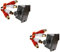 GAROZATION 2 Stück Audio Fernpegelregler Instrument Lautsprecher Verstärker Komponentenkabel Fernpegelregler Für Mono Verstärker Lautstärke Universal Cinch Pegelregler Auto