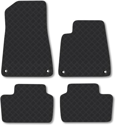 Fits Polestar 2 (2020+) Car mats Compatible Accessories Rubber 3mm