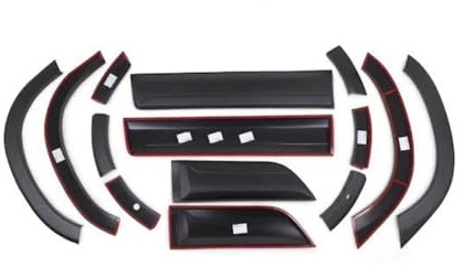 WuYyyyy Wheel-Arches for Dacia Duster 2018-2023 Cab Fender Flares,Wheel Arch Extension Kits Protector Wheelarches Mudguard.