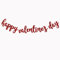 Banner Happy Valentines Day