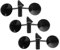 HEMOTON 3 Stück Anemometer Wind Cup Anemometer Cup Anemometer Für Den Industriellen Einsatz Anemometer Thermometer Windgeschwindigkeitsmesser Werkzeug Windgeschwindigkeitsmessgerät