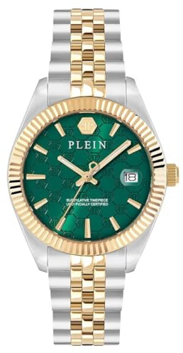 Philipp Plein Damen Armbanduhr Analog Quarz Edelstahl