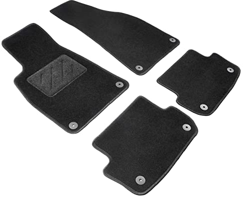 WALSER Comfort Auto Teppiche für Audi A4 B6/B7 Cabriolet 01/2002-01/2006, 100% passgenaue Auto Fußmatten Made in Europe, Fußmatte Auto, Autoteppich Auto, Fussmatten Auto