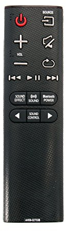 VINABTY AH59-02733B Télécommande de Rechange Compatible pour Samsung Soundbar HWJ4000 HW-J4000 HW-K450 PS-WK450 HW-K551 HW-K551/ZA HW-K650 HW-K335