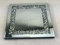 25x25cm Square Shape Diamante Mirrored Crystal Candle Plate- an Elegant Addition to Your Home- Best Gift