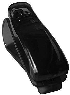 YYJHWECK Hot Sale Auto Fastener Cip Auto Accessories ABS Car Vehicle Sun Visor Sunglasses Eyeglasses Glasses Holder Ticket Clip@Black