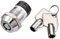 sourcing map 19mm 2 Posiciones Llave Bloqueo Empuje Botón Interruptor con 2 Llaves 2NO 2NC S1902 1uds