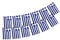 Stormflag Griechenland Flags string Polyester, Länge ca. 16ft (5meter), 20 St. Flaggen.