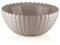 Guzzini - Tiffany, Contenitore in Plastica Riciclata, Ciotola L - Grigio Tortora, Ø 25 x h11 cm | 3000 cc - 213825158