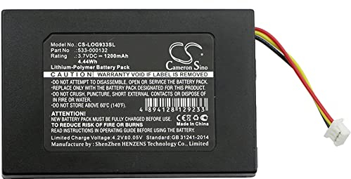 Cameron Sino Akku für Logitech G533, G933 PN:Logitech 533-000132 1200mAh / 4.44Wh