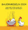 Bauernregeln 2024 - Postkarten-Kalender - Kalender-mit-Postkarten - zum-raustrennen - 16x17