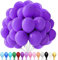 Luftballons Lila, 100 Stück 10 Zoll Luftballons tiefes Lila Matt, 2.2g Latex Luftballons, Luftballons Matt, für Geburtstagsfeiern, Jubiläumsfeiern, Hochzeiten, Baby Party, Partydekorationen