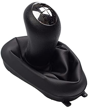 Schaltknauf Griff 5 Gang Leder Maunal Schaltknaufhebel Mit Kofferraumabdeckung Für Re&nault Für Cl&io 2 II Für Cl&io 3 III