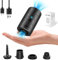 SUPPOU Electric Air Pump, 4000mAh 2 Speed Air Pump for Inflatable, Portable Mini Air Pump with 4 Nozzles, Inflator/Deflator USB Rechargeable Pump for Inflatable Mattress, Camping Mat and Pool Toys