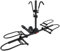 MEEVIZ Hitch Bike Rack, portabici pieghevole laterale anti-oscillazione, per pneumatici standard, grassi e bici elettriche, adatto per auto, SUV, camper e camion, capacità 2 bici 81,6 kg, ricevitore