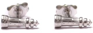Leuchtturm Silber Ohrstecker aus 925 Sterling Silber