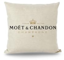 Welikekitchen Für Moët & Chandon Kissenhülle Kissenbezug 45cm x 45cm Kissen