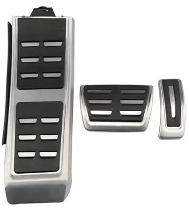 GOPC Auto-Pedalabdeckung,kompatibel mit Audi A4 A4L B8 S4 RS4 2008-2017, Pedal Pads Set Zubehör,A-1